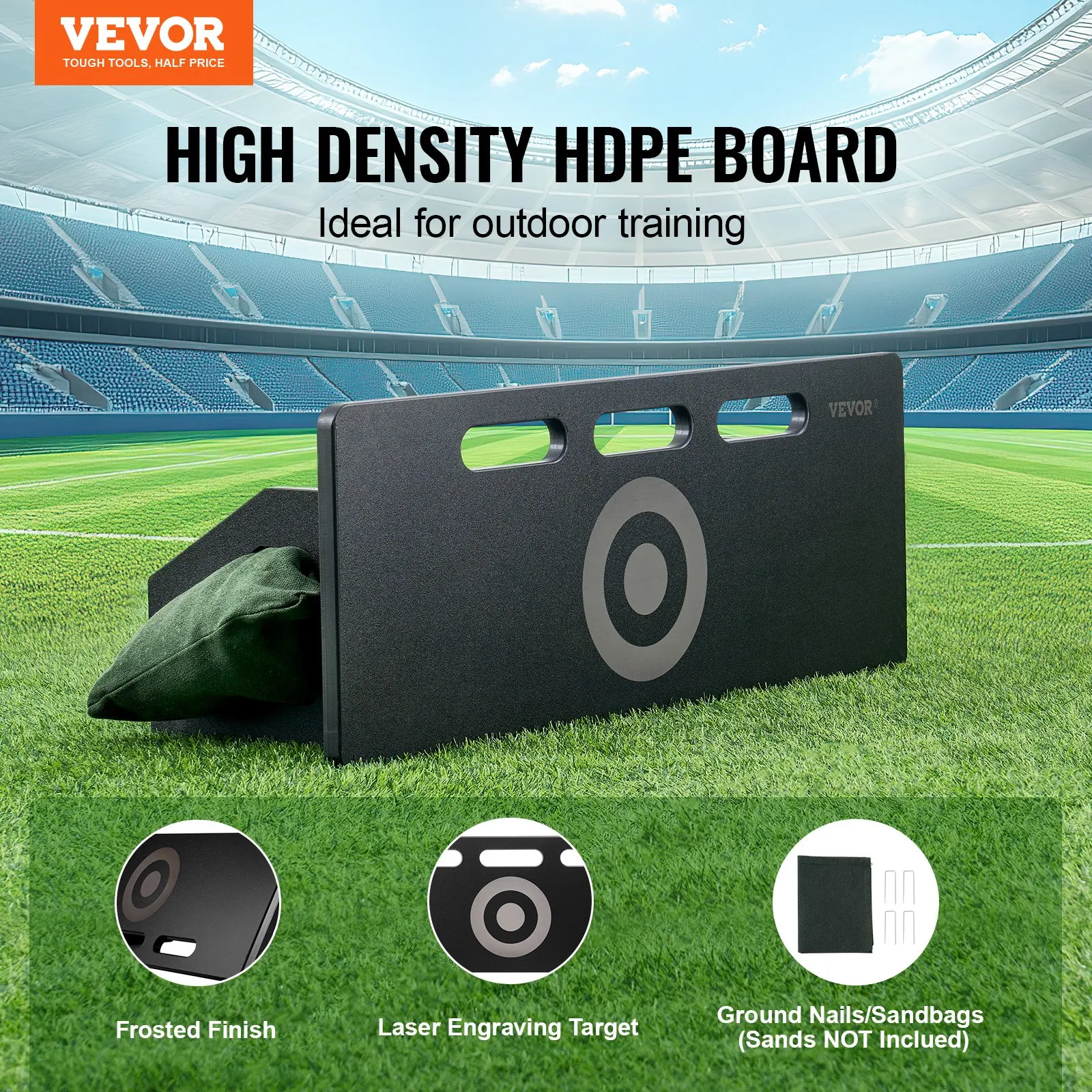 Soccer Rebounder Board, 32"X12" Portable Soccer Wall With 2 Angles Rebound, Foldable HDPE Kickback Rebound Board, Soccer
Soccer Rebounder Board, 32"X12" Portable Soccer Wall With 2 Angles Rebound, Foldable HDPE Kickback Rebound Board, Soccer