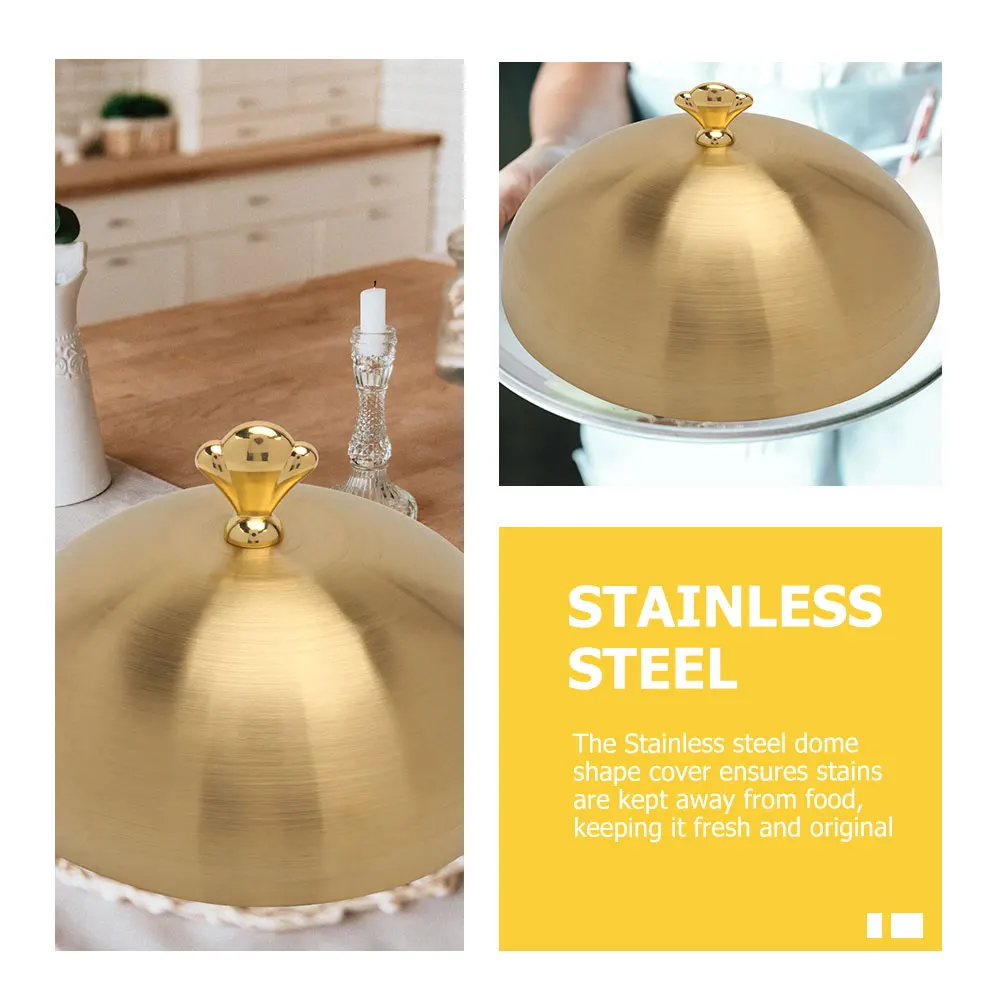 Stainless Steel Steak Food Dome Cover Anti Splashing Fresh Keeping Bbq Buffet Cover Corrosion Resistant Handle Design
Stainless Steel Steak Food Dome Cover Anti Splashing Fresh Keeping Bbq Buffet Cover Corrosion Resistant Handle Design