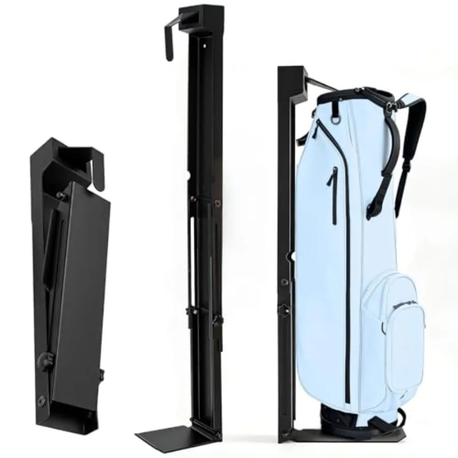Wall Mount Golf Bag Stand Storage Rack, Foldable Anti-Slip Highly Adjustable Sturdy Durable Black for Home Club Basement Garage
Wall Mount Golf Bag Stand Storage Rack, Foldable Anti-Slip Highly Adjustable Sturdy Durable Black for Home Club Basement Garage