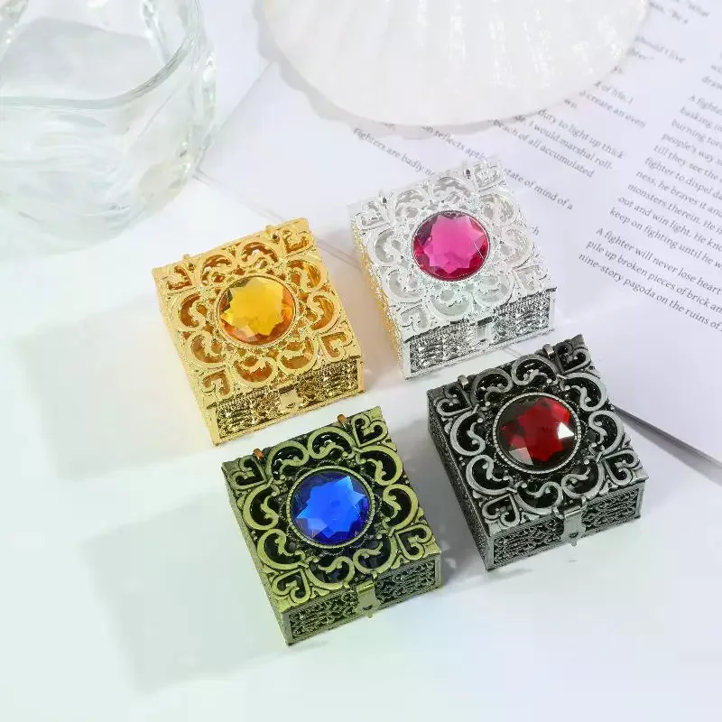 Exquisite Small Jewelry Box Elegant Silver Jewelry Case Jewelry Storage Box
Exquisite Small Jewelry Box Elegant Silver Jewelry Case Jewelry Storage Box