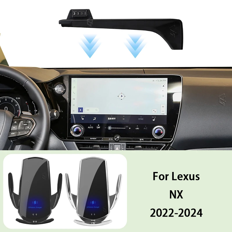 Phone Car Holder For Lexus NX 2022-2024 14 inch Screen Fixed Navigation Bracket Wireless Charging Mount Stand Accessories
Phone Car Holder For Lexus NX 2022-2024 14 inch Screen Fixed Navigation Bracket Wireless Charging Mount Stand Accessories