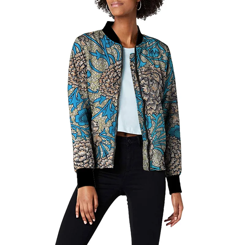 African Couture Women's Bomber Jacket Cotton Guaranteed Ankara Outfit Colorful Print Ladies' Classic Zipper Lined Top Tailored
African Couture Women's Bomber Jacket Cotton Guaranteed Ankara Outfit Colorful Print Ladies' Classic Zipper Lined Top Tailored