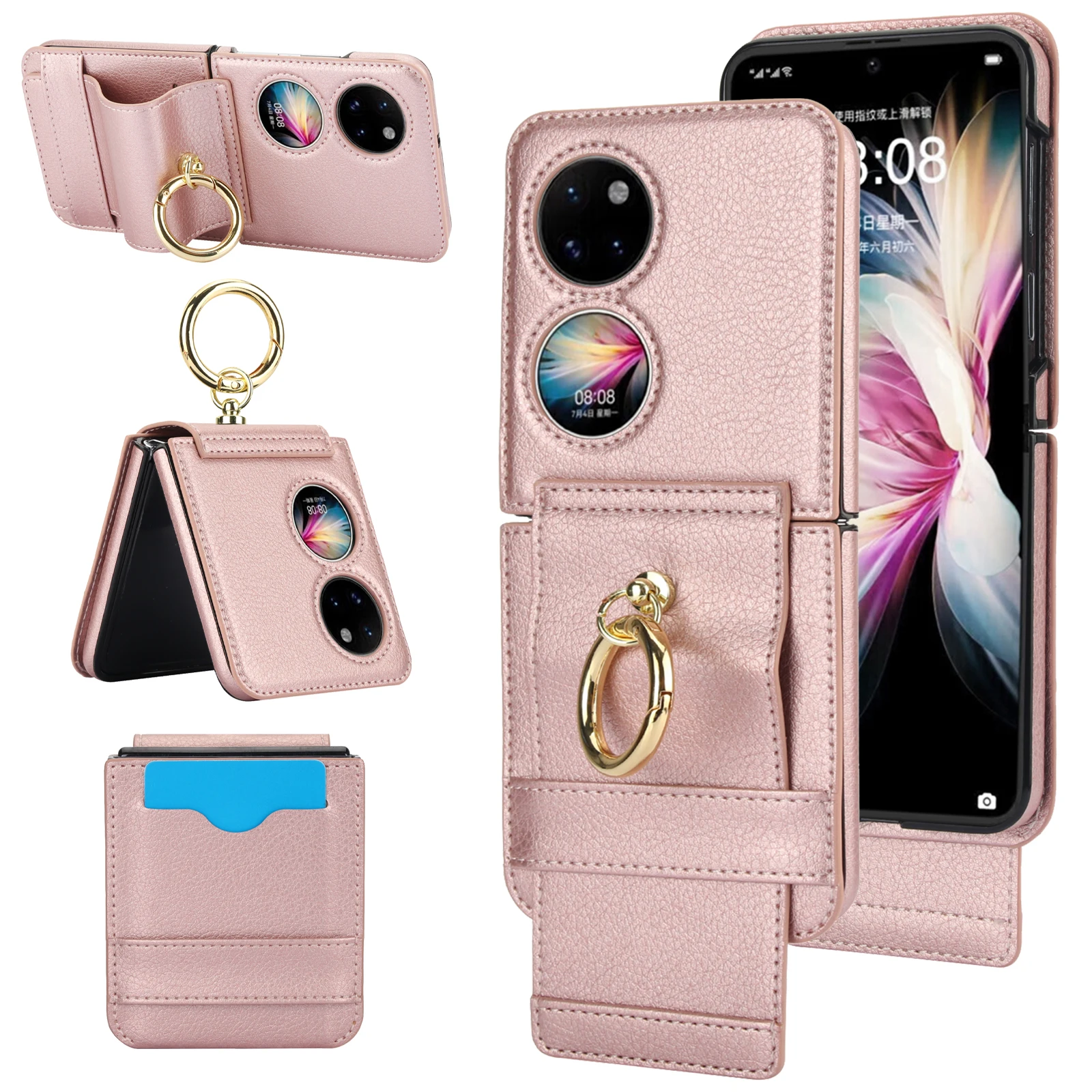 For Huawei P50 pocket For Huawei pocket 2 Case Ring Holder Cards Slot Leather Wallet Bag Magnetic Purse Stand Phone Cover
For Huawei P50 pocket For Huawei pocket 2 Case Ring Holder Cards Slot Leather Wallet Bag Magnetic Purse Stand Phone Cover