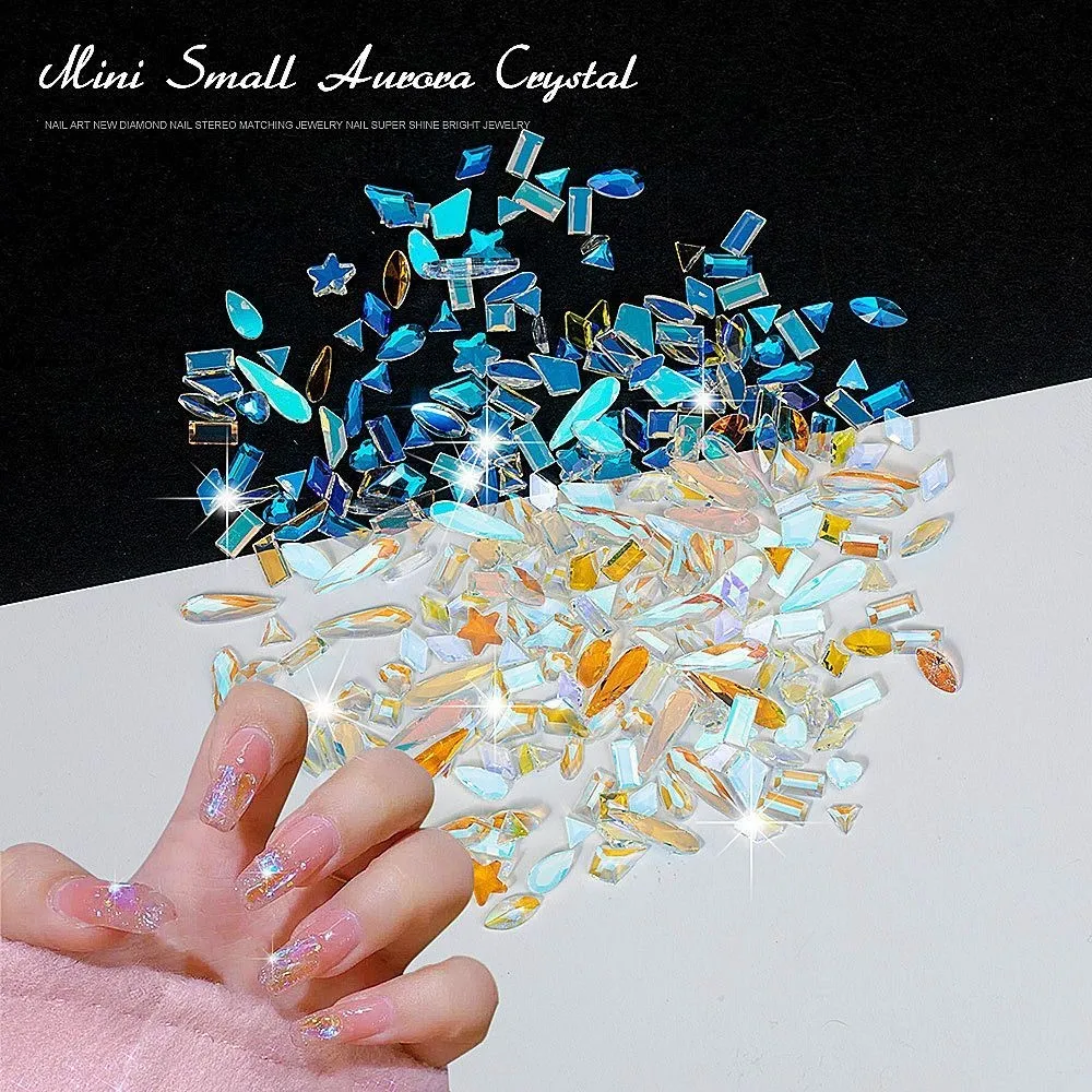 50Pcs Mix Rhinestone Crystal AB Charm Luxury Nail Art Flatback Gems for Nail 3D Decorations Glitter Manicure DIY Nail Gems
50Pcs Mix Rhinestone Crystal AB Charm Luxury Nail Art Flatback Gems for Nail 3D Decorations Glitter Manicure DIY Nail Gems