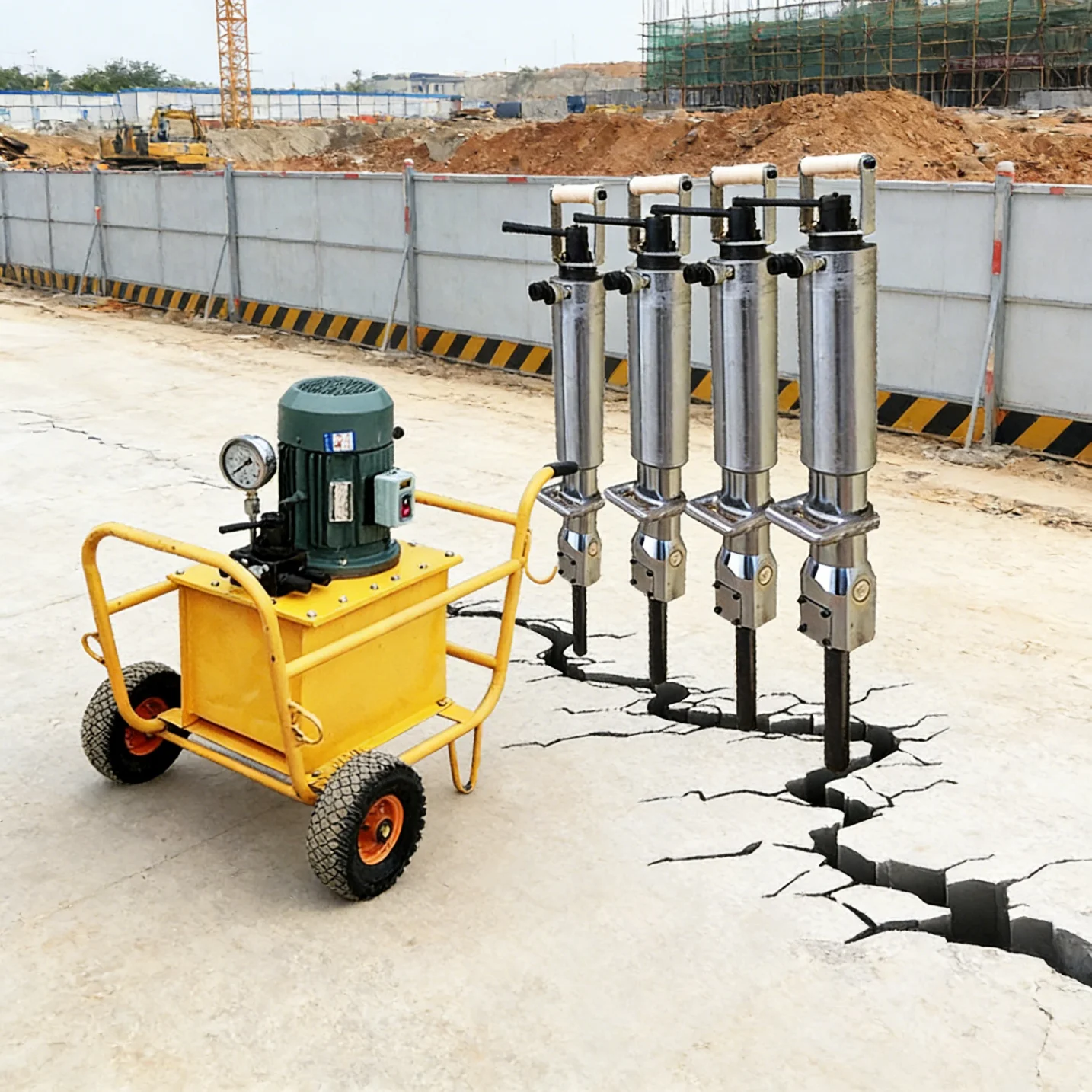 Hydraulic Rock Splitter/ Stone Splitters Wedges Splitting Stone
Hydraulic Rock Splitter/ Stone Splitters Wedges Splitting Stone