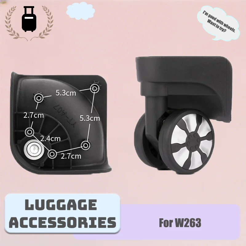 For W-263 Universal Suitcase Wheels 360° Rotation TPU Mute Heavy Duty Travel Luggage Repair Accessories
For W-263 Universal Suitcase Wheels 360° Rotation TPU Mute Heavy Duty Travel Luggage Repair Accessories