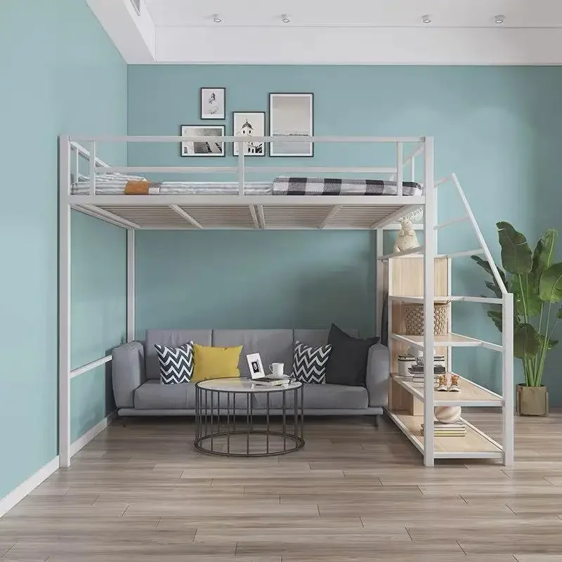 Space-Saving Elevated Loft Bed for Small Apartments – Double-Decker Design with Underbed Storage
Space-Saving Elevated Loft Bed for Small Apartments – Double-Decker Design with Underbed Storage