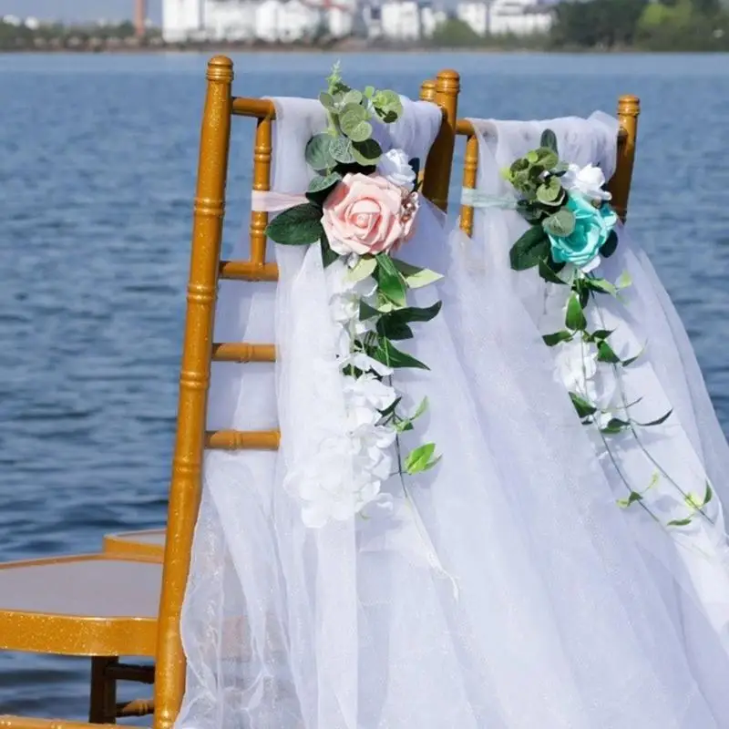 A52E Breathable Tulle Chair Sash Decors for Weddings Event Easy Use for Varaious Chair Styles Accessories for Party Planners
A52E Breathable Tulle Chair Sash Decors for Weddings Event Easy Use for Varaious Chair Styles Accessories for Party Planners