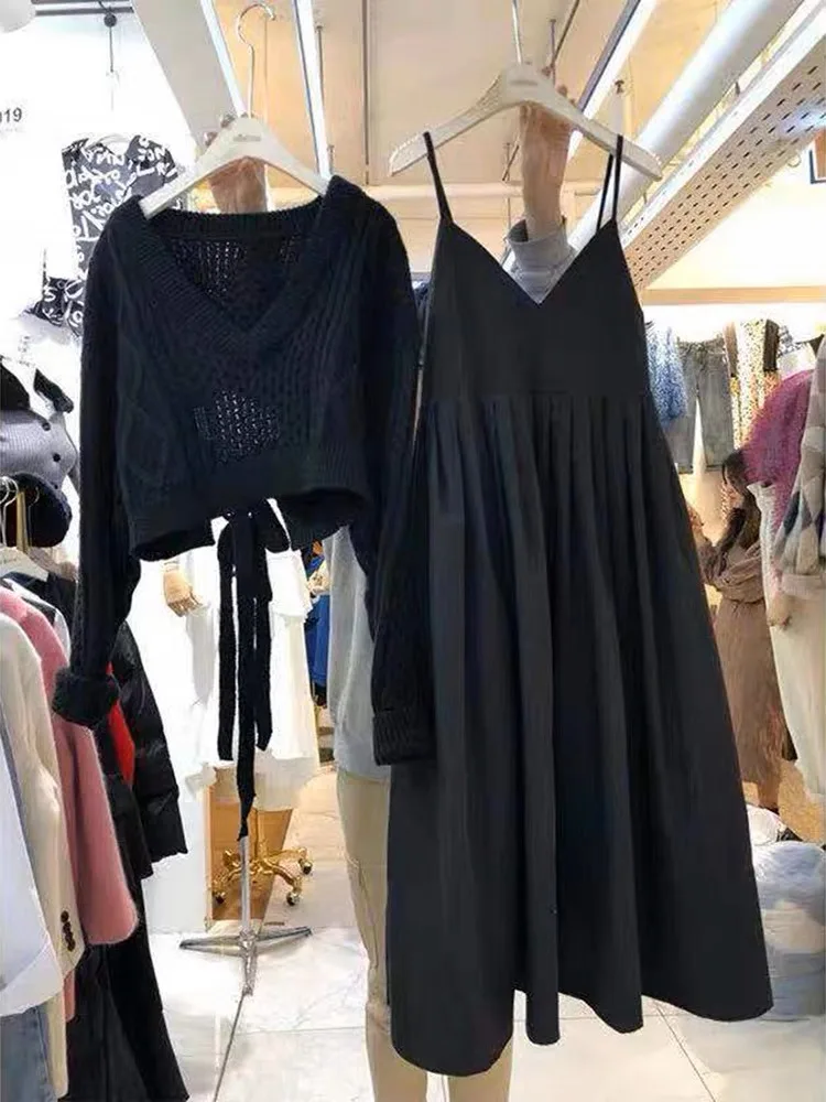 Plus Size Faionable Knitted Set with Crop Top And Long Skirt Two-Piece Women's Ensemble V-Ne Long Sve Casual Spring Summer Ou...
Plus Size Faionable Knitted Set with Crop Top And Long Skirt Two-Piece Women's Ensemble V-Ne Long Sve Casual Spring Summer Ou...