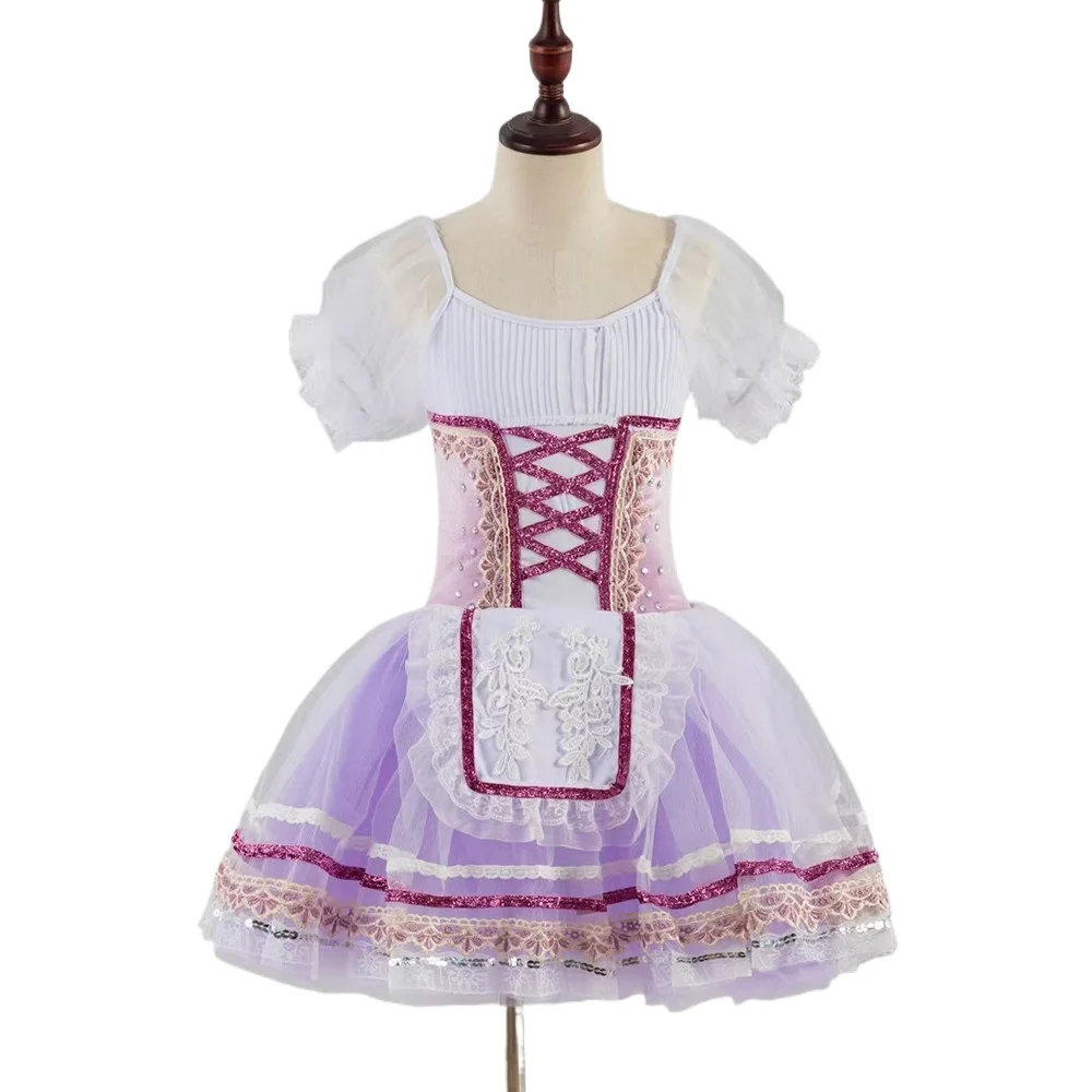 Purple Ballet Skirt Girls Dance Skirt Children's Program Collective Performance Costumes Dance Women Adults Giselle Dress
Purple Ballet Skirt Girls Dance Skirt Children's Program Collective Performance Costumes Dance Women Adults Giselle Dress