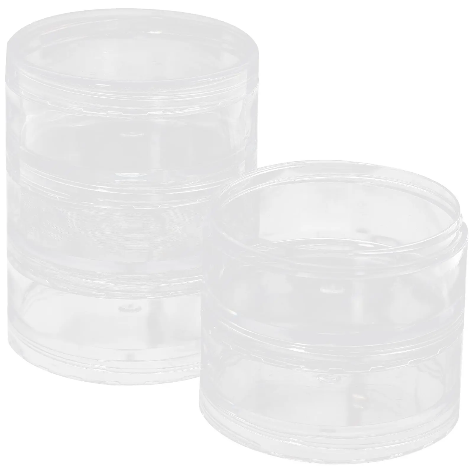 5 Layer Storage Box Durable Plastic Containers with Lids Cylinder Stackable Organizer for Jewelry Makeup Beads Crafts
5 Layer Storage Box Durable Plastic Containers with Lids Cylinder Stackable Organizer for Jewelry Makeup Beads Crafts