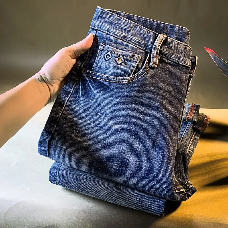 2025 autumn new jeans men's small straight tube versatile casual fashion Korean version trendy washed denim pants
2025 autumn new jeans men's small straight tube versatile casual fashion Korean version trendy washed denim pants
