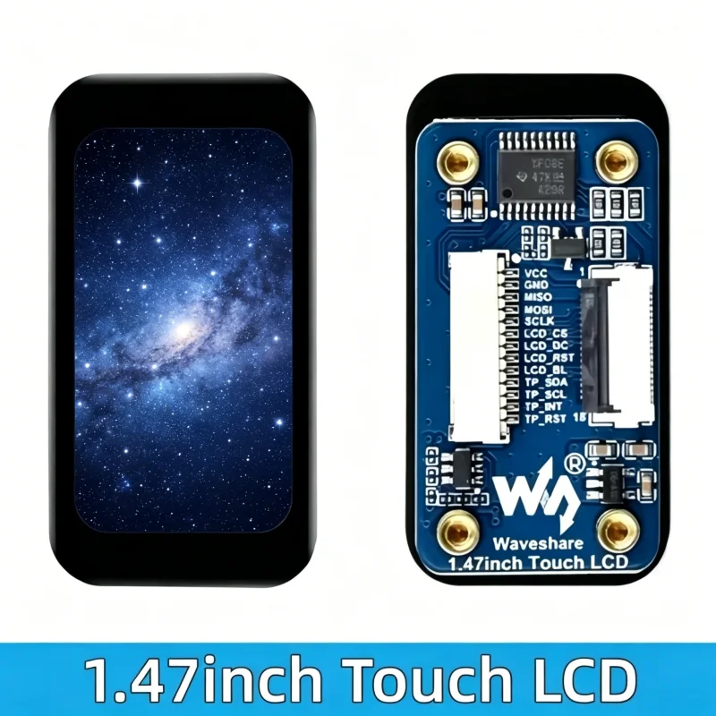 1.47 Inch LCD IPS Touch Screen Display 172x320 For Arduino/Raspberry Pi/Pico/ESP32,SPI/I2C Interface,262K Color
1.47 Inch LCD IPS Touch Screen Display 172x320 For Arduino/Raspberry Pi/Pico/ESP32,SPI/I2C Interface,262K Color