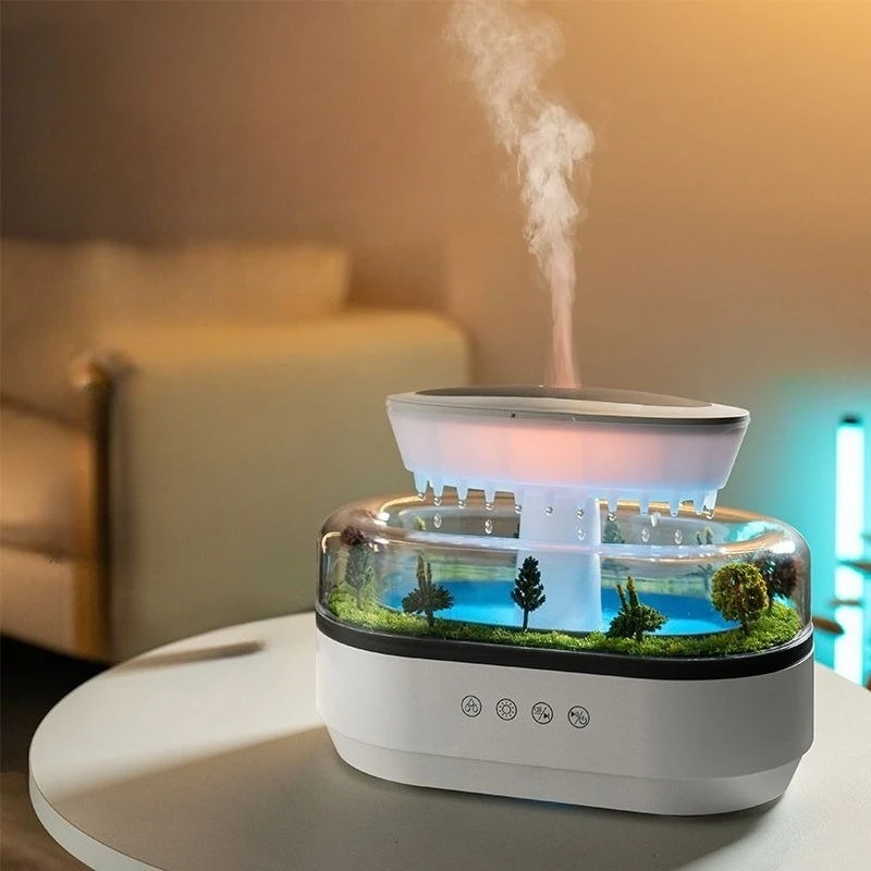 Лесной пейзаж, красочные окружающие огни, увлажнители, работающий свет и звук, портативный капля дождя, эфирное масло, ароматический диффузор
Лесной пейзаж, красочные окружающие огни, увлажнители, работающий свет и звук, портативный капля дождя, эфирное масло, ароматический диффузор