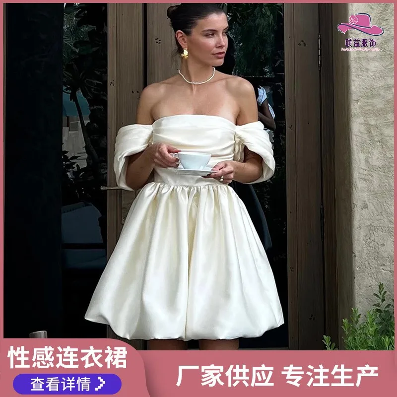 Prom Dress White Off Shoulder Square Neck Luxury Party Dresses A Line High Waist Gown Cream Satin Ruched Bodice Evening Dress
Prom Dress White Off Shoulder Square Neck Luxury Party Dresses A Line High Waist Gown Cream Satin Ruched Bodice Evening Dress