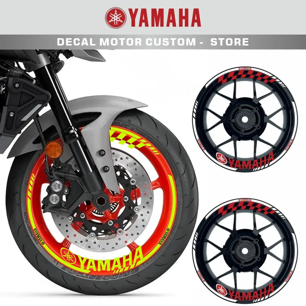 Wheel Rim Stickers Yamaha Motorcycle Reflective Stickers Yzf R1 R3 R15 R1m R6 Mt07 Mt09 FZ6
Wheel Rim Stickers Yamaha Motorcycle Reflective Stickers Yzf R1 R3 R15 R1m R6 Mt07 Mt09 FZ6