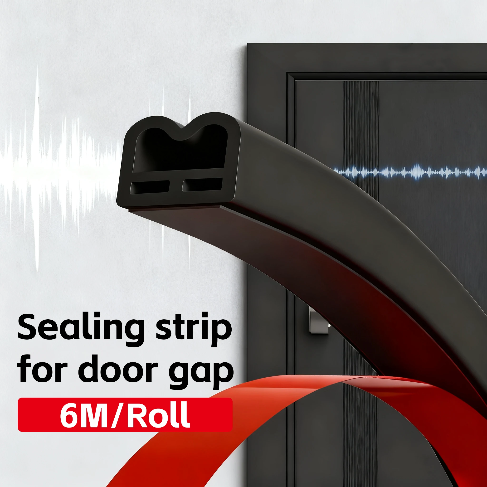 6 roll door and window sealing strip, sound insulation, warmth and windproof sealing strip
6 roll door and window sealing strip, sound insulation, warmth and windproof sealing strip