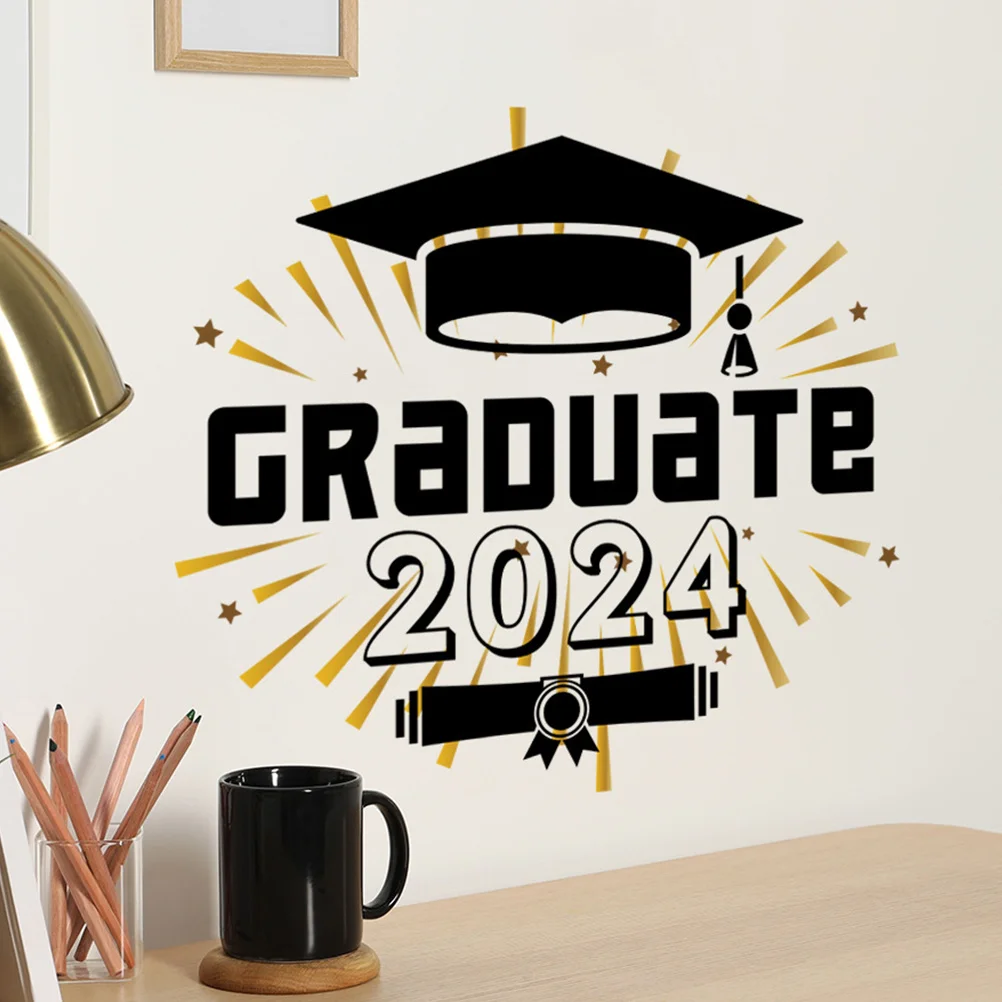 Graduation Wall Sticker Decor Graduation Season Themed Decal Classroom Decorative Sticker Wall Decal Stickers, 
Graduation Wall Sticker Decor Graduation Season Themed Decal Classroom Decorative Sticker Wall Decal Stickers,