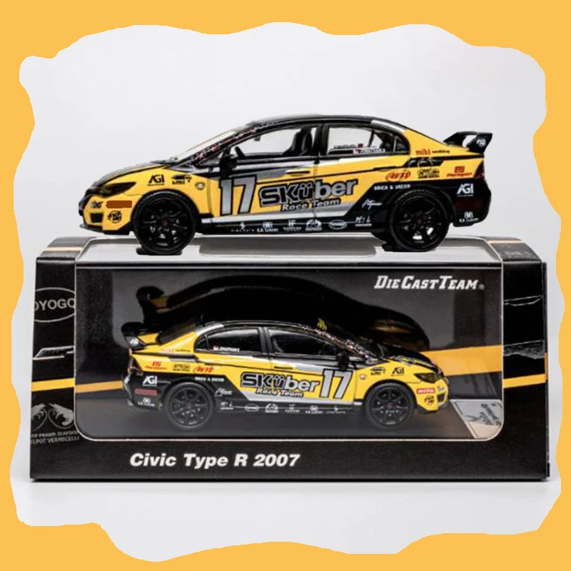 DCT Diecast 1:64 Civic Type-R FD2 2007 Alloy Simulation Car Model Collection Display Toy Gifts
DCT Diecast 1:64 Civic Type-R FD2 2007 Alloy Simulation Car Model Collection Display Toy Gifts