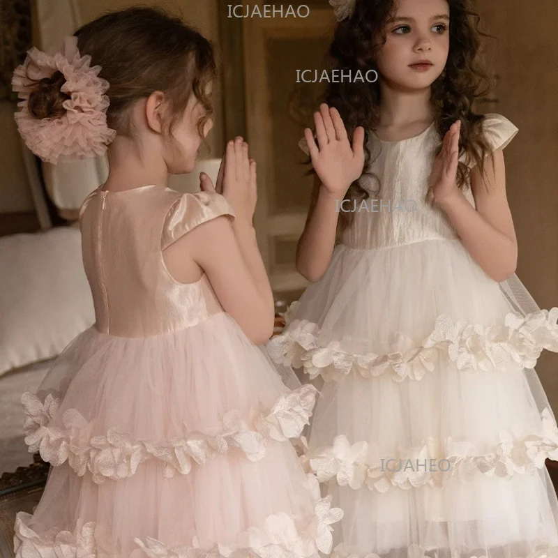 Children Girls Dress Vestido Kids New Baby Cake Skirt Flower Girl Wedding Costume Tulle Floral Birthday Party Princess Gown
Children Girls Dress Vestido Kids New Baby Cake Skirt Flower Girl Wedding Costume Tulle Floral Birthday Party Princess Gown