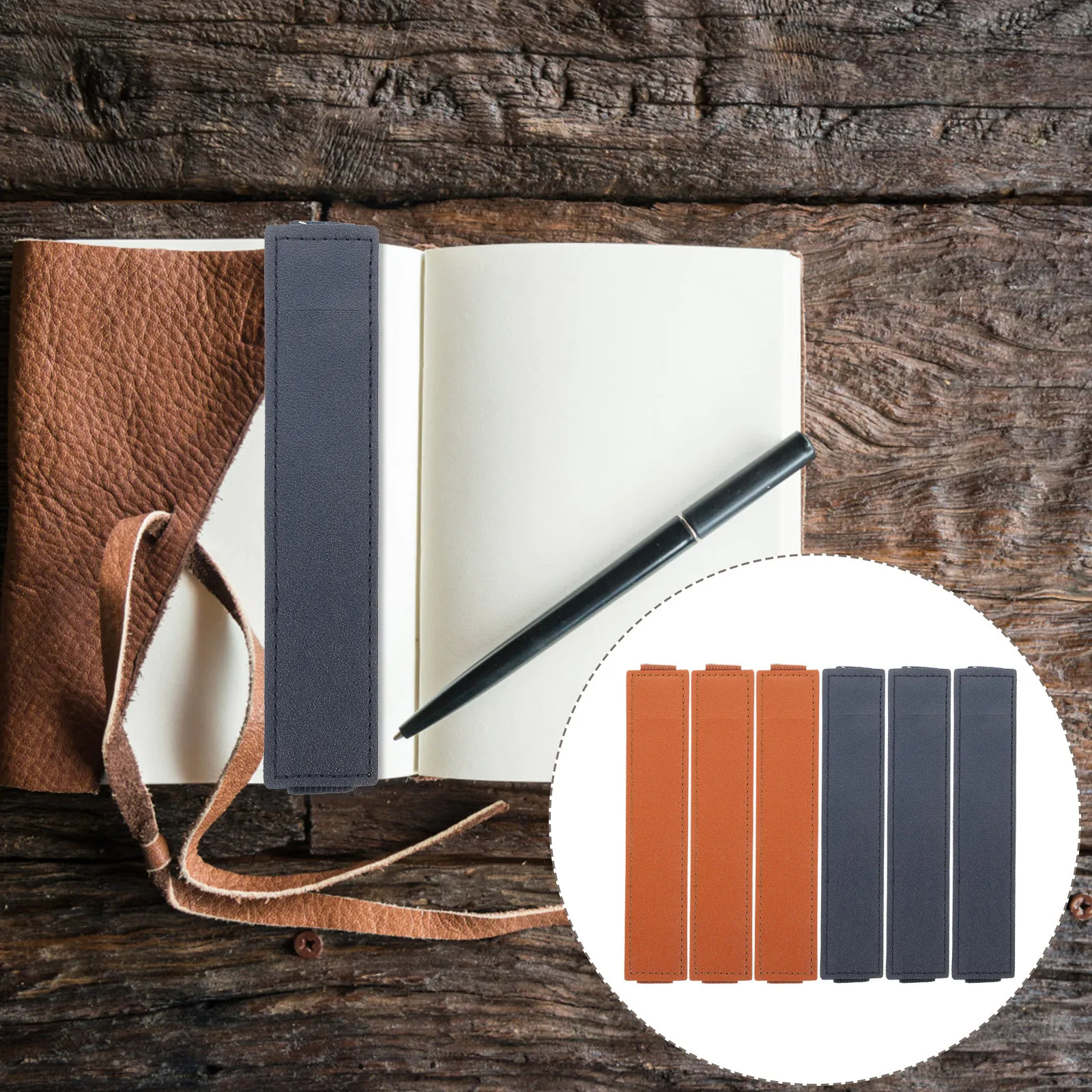 6Pcs Elastic Band Pen Pouch Journal Sleeve Notebook Holder Easy Adjust for Various Occasions Business Travel
6Pcs Elastic Band Pen Pouch Journal Sleeve Notebook Holder Easy Adjust for Various Occasions Business Travel