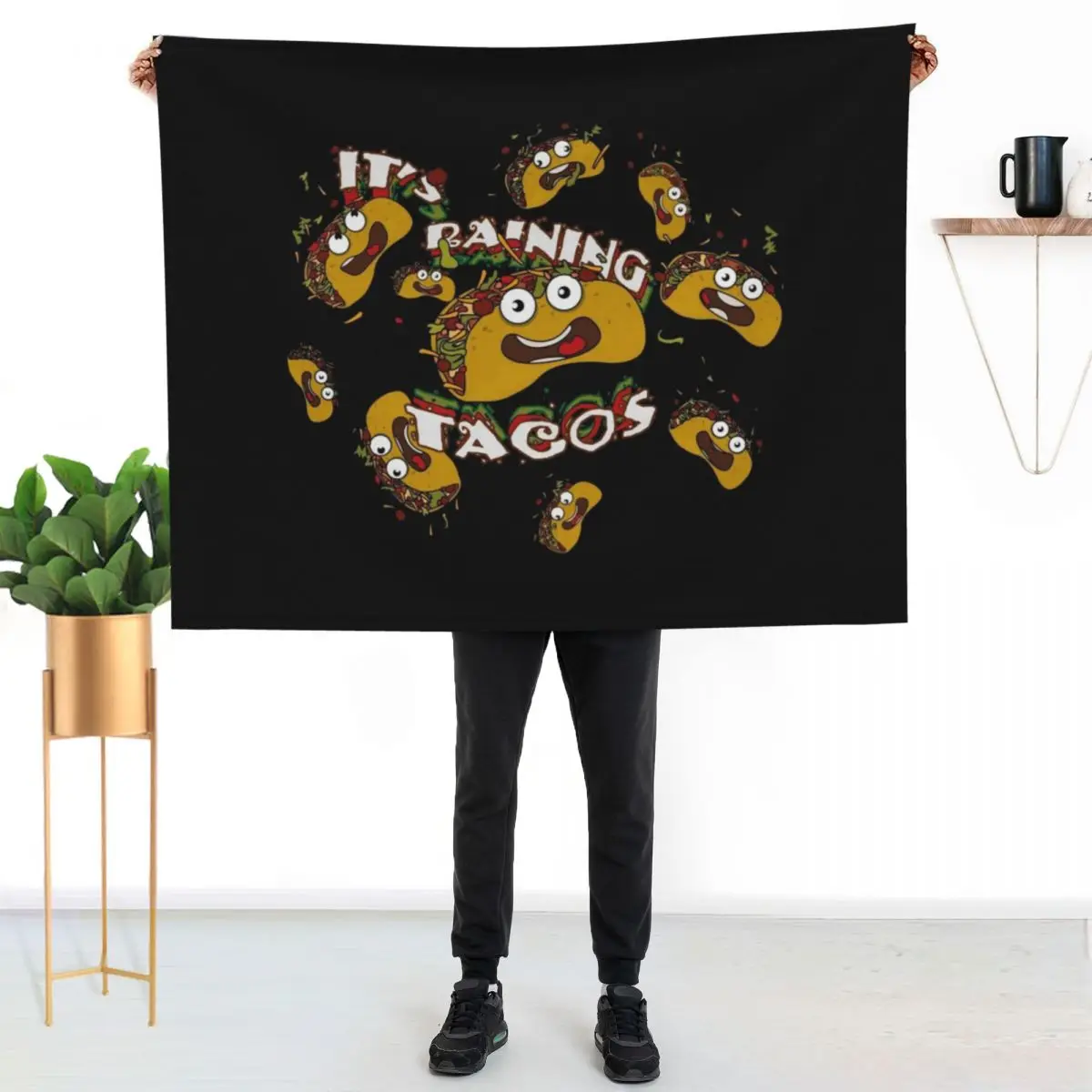 It's Raining Tacos Throw Blanket Year Round Soft Comfortable Blanket for Home
It's Raining Tacos Throw Blanket Year Round Soft Comfortable Blanket for Home