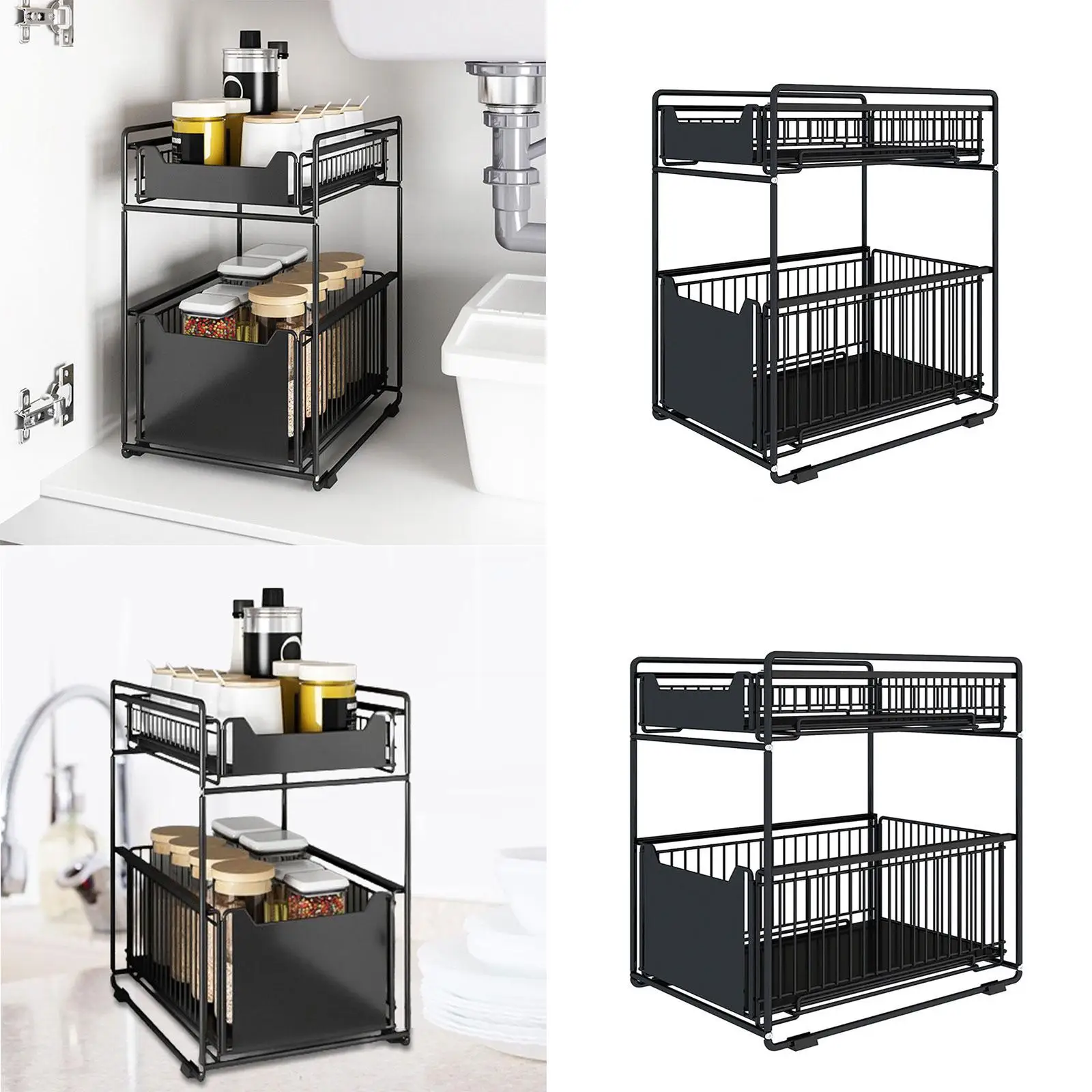 Pull Out Cabinet Organizer Countertop Organizer for Vanity Tray Home Desktop
Pull Out Cabinet Organizer Countertop Organizer for Vanity Tray Home Desktop