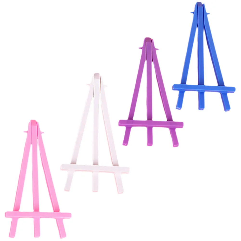 20Pcs Display Rack Plastic Art Easel Stand Simple Tripod Holder for Tabletop Picture Display Adjustable Easel Stand for Home
20Pcs Display Rack Plastic Art Easel Stand Simple Tripod Holder for Tabletop Picture Display Adjustable Easel Stand for Home