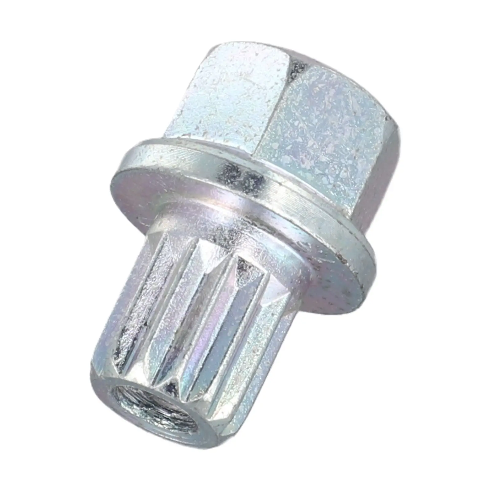 Non Deforming Tool for Car Tire Anti Theft Screw Key Sleeve Disassembly Metal Silver for BMW Wheel 13Teeth 30#
Non Deforming Tool for Car Tire Anti Theft Screw Key Sleeve Disassembly Metal Silver for BMW Wheel 13Teeth 30#