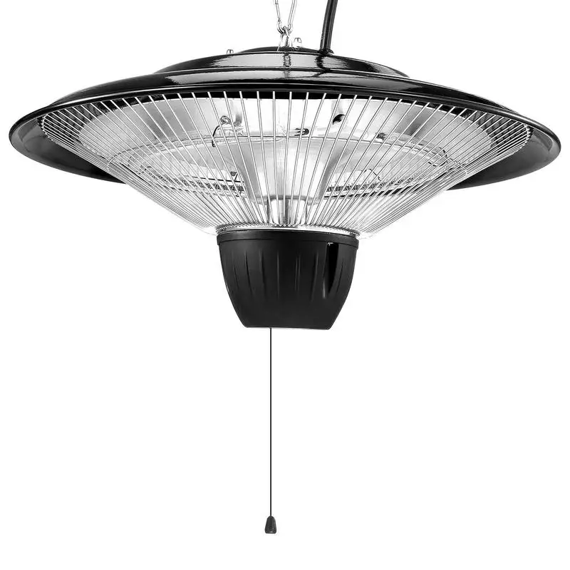 Hanging Patio Heater, 1500W Outdoor/Indoor Electric Space Infrared Heater, IP34 Protection Ceiling Heater with 23.6 inch Pull Cord & 20 inch Adjustable Chain, for Porch,Patio,Dining Room,Studio
Hanging Patio Heater, 1500W Outdoor/Indoor Electric Space Infrared Heater, IP34 Protection Ceiling Heater with 23.6 inch Pull Cord & 20 inch Adjustable Chain, for Porch,Patio,Dining Room,Studio