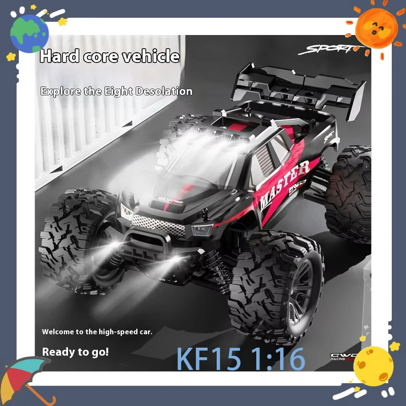 Kf15 1:16 Four-Wheel Drive High-Speed Car Remote Climbing Off-Road Vehicle 2.4g Racing Drift Rc Racing Car Birthday Gift For Boy
Kf15 1:16 Four-Wheel Drive High-Speed Car Remote Climbing Off-Road Vehicle 2.4g Racing Drift Rc Racing Car Birthday Gift For Boy