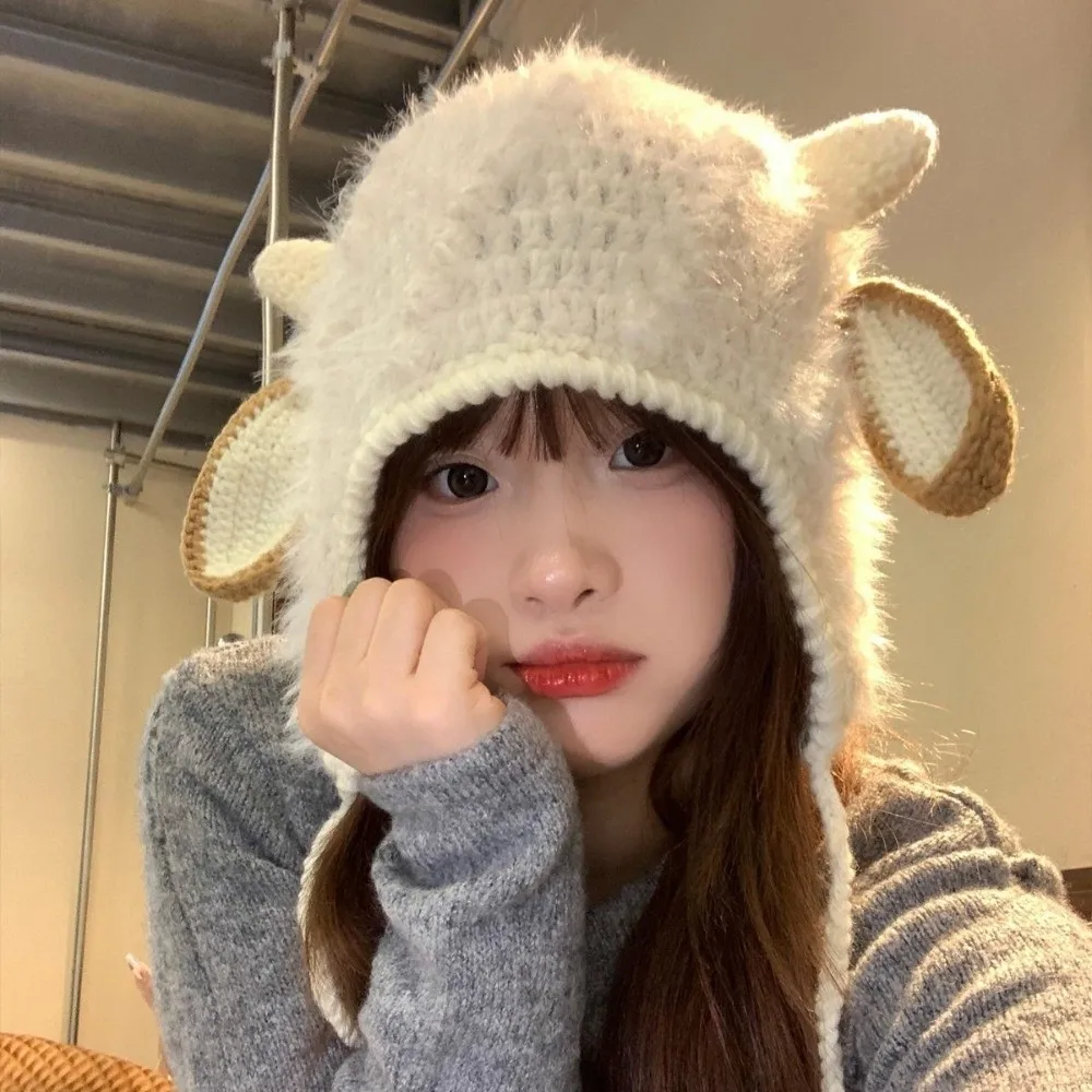 New Keep Warm Winter Hats for Women Windproof Ear Protection Plush Hat Sheep Ear Design Soft Crochet Hats Autumn Winter
New Keep Warm Winter Hats for Women Windproof Ear Protection Plush Hat Sheep Ear Design Soft Crochet Hats Autumn Winter