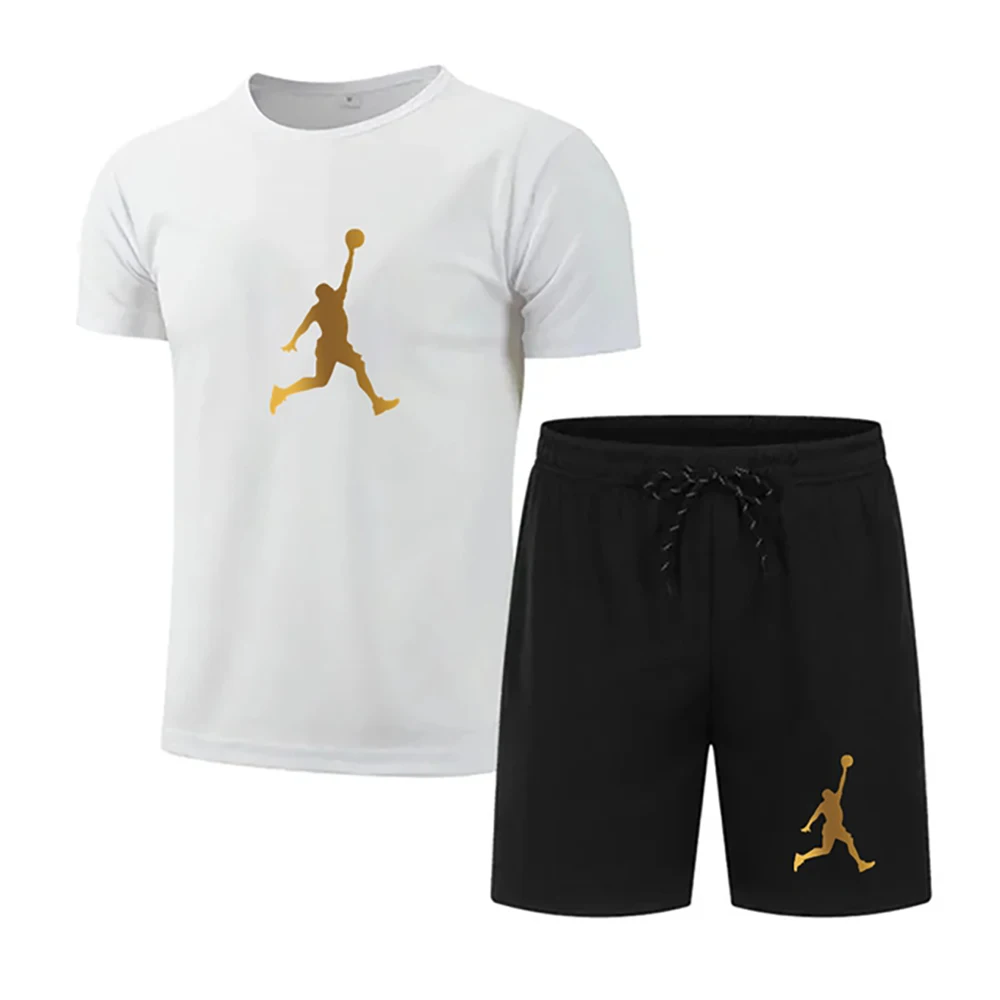Men's casual fashion summer mesh suit men quick-drying breathable comfortable loose sportswear short-sleeved T-shirt suit men
Men's casual fashion summer mesh suit men quick-drying breathable comfortable loose sportswear short-sleeved T-shirt suit men