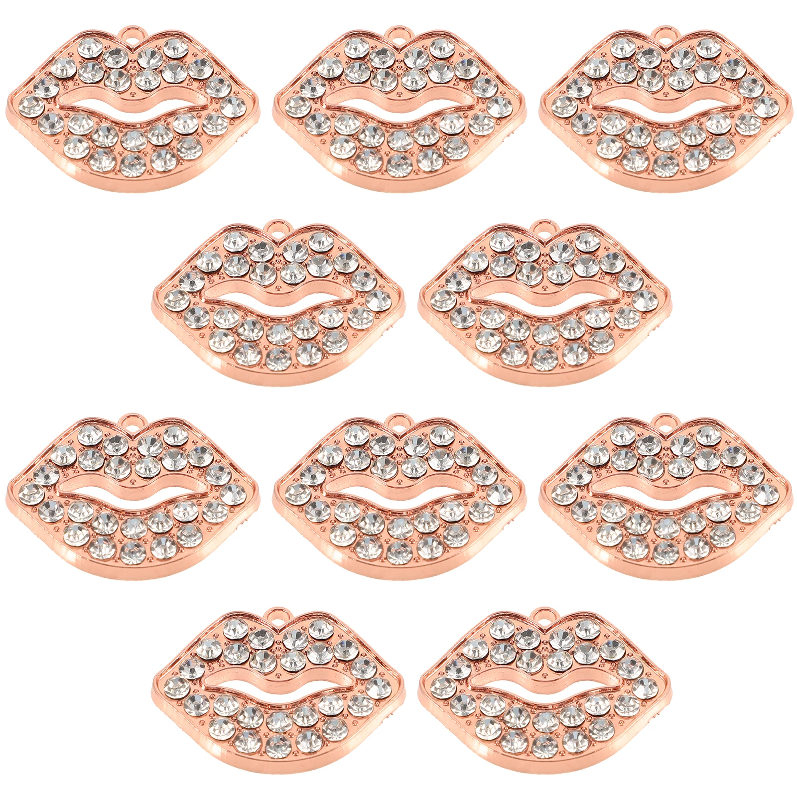 10pcs Lip Shape Rhinestone Charms H made Pendant Accessories Zinc Alloy Nail Earrings Necklace naments Dangling Decorations
10pcs Lip Shape Rhinestone Charms H made Pendant Accessories Zinc Alloy Nail Earrings Necklace naments Dangling Decorations