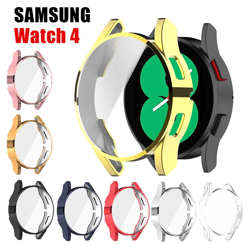 Мягкий чехол из ТПУ для Samsung Galaxy Watch 4 44 мм 40 мм с покрытием, всесторонний бампер, Защита экрана для Galaxy Watch4 44 мм 40 мм
Мягкий чехол из ТПУ для Samsung Galaxy Watch 4 44 мм 40 мм с покрытием, всесторонний бампер, Защита экрана для Galaxy Watch4 44 мм 40 мм