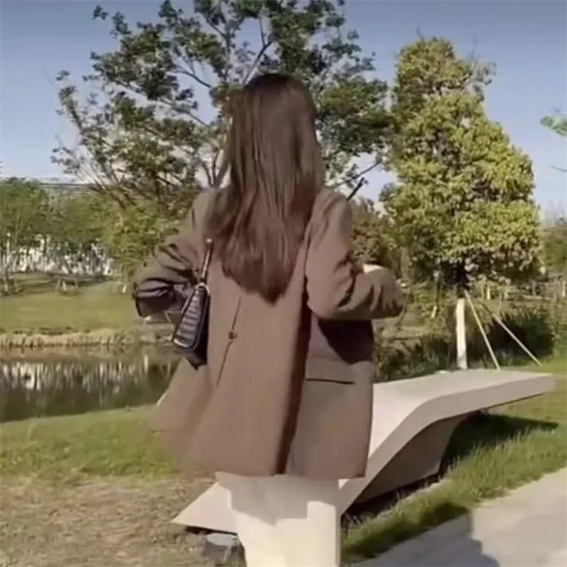 Suit Jacket For Women 2025 Korean Version of British Style Loose Suit With Casual Lnternet Celebrity Women's Blouse Solid Color
Suit Jacket For Women 2025 Korean Version of British Style Loose Suit With Casual Lnternet Celebrity Women's Blouse Solid Color