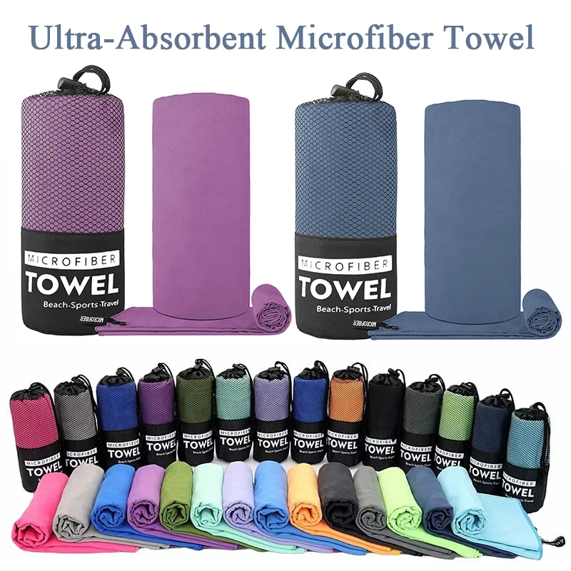 Quick-Dry Sports Towel 40X80/76X152CM Microfiber Running Yoga Gym Fitness Basketball Outdoor Camping Hiking Beach Towels
Quick-Dry Sports Towel 40X80/76X152CM Microfiber Running Yoga Gym Fitness Basketball Outdoor Camping Hiking Beach Towels