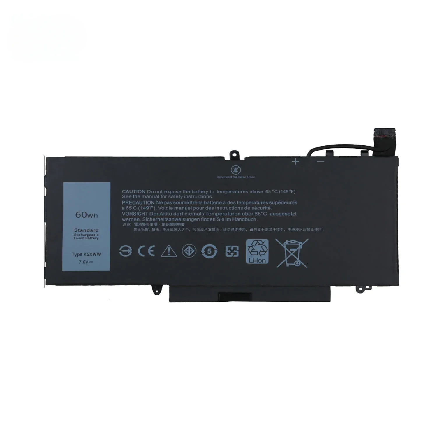 K5XWW 60Wh Replacement Laptop Battery For Latitude 13 7389 7390 2-in-1 5289 2-in-1 Series Competable 6CYH6 71TG4
K5XWW 60Wh Replacement Laptop Battery For Latitude 13 7389 7390 2-in-1 5289 2-in-1 Series Competable 6CYH6 71TG4