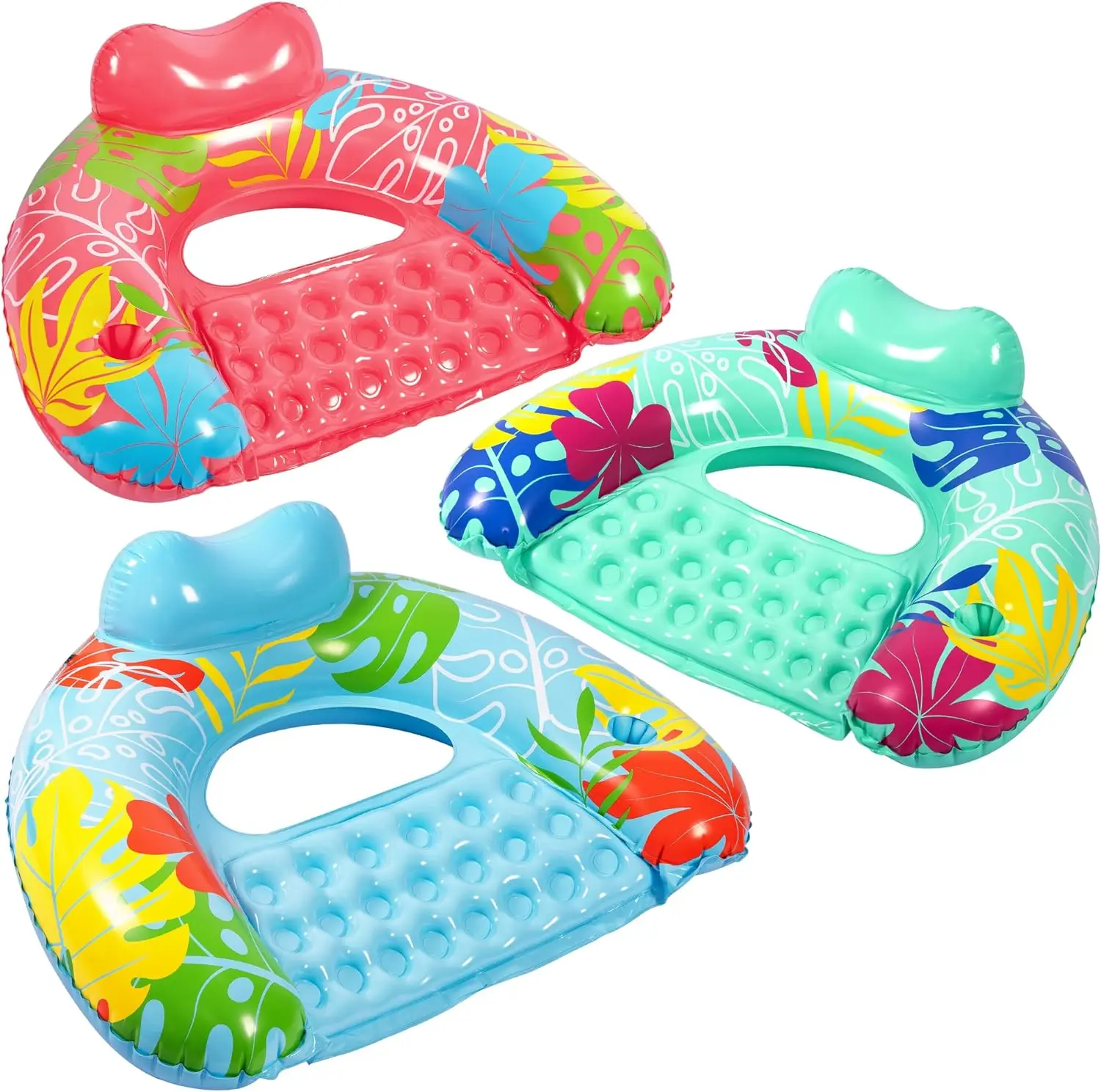 Pool Floats Adult, Inflatable Pool Float Chairs with Cup Holder, Pool Floaties for Adults, Lake Floats Perfect for Pool La
Pool Floats Adult, Inflatable Pool Float Chairs with Cup Holder, Pool Floaties for Adults, Lake Floats Perfect for Pool La