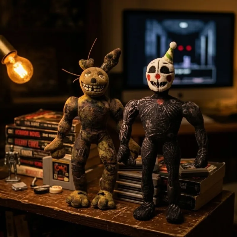 Плюшевая кукла-марионетка Bite By Night The Hound: пугающая игрушка-собака-убийца из хоррор-игры, плюшевая кукла для фанатов игр
Плюшевая кукла-марионетка Bite By Night The Hound: пугающая игрушка-собака-убийца из хоррор-игры, плюшевая кукла для фанатов игр