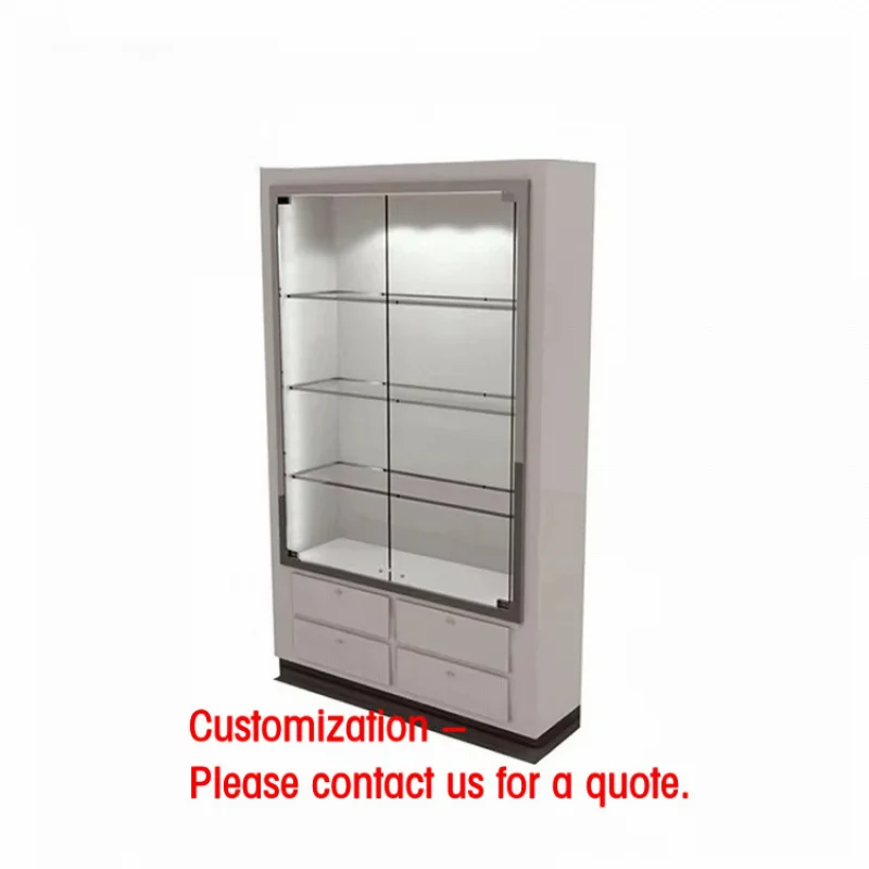 custom.Factory Glass Counter Frame Goods Shop Showcase Jewelry Display Cabinet
custom.Factory Glass Counter Frame Goods Shop Showcase Jewelry Display Cabinet