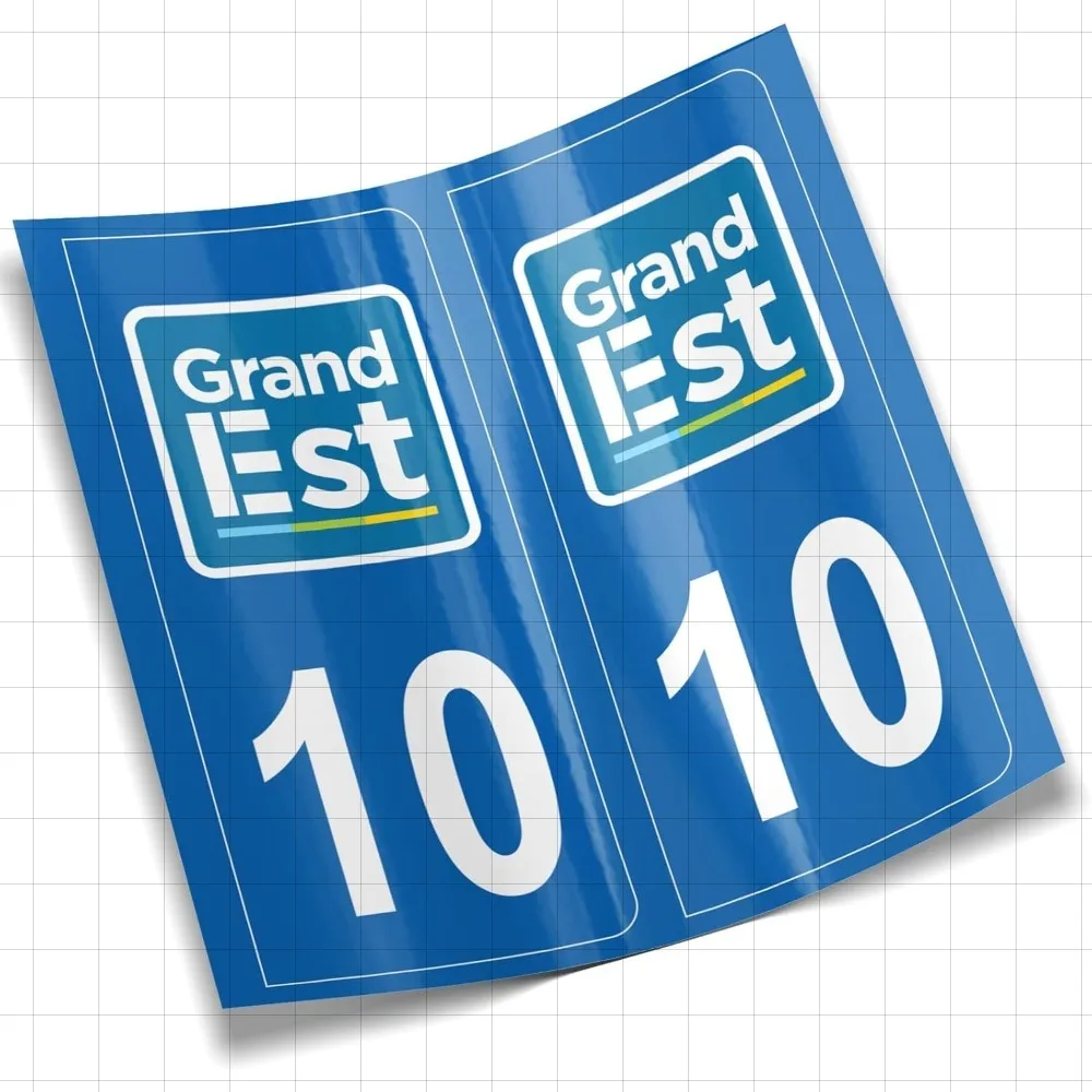 France 10 Aube Number Plate Sticker 2 Stickers for Car Registration Plate Trailers Caravan Department
France 10 Aube Number Plate Sticker 2 Stickers for Car Registration Plate Trailers Caravan Department