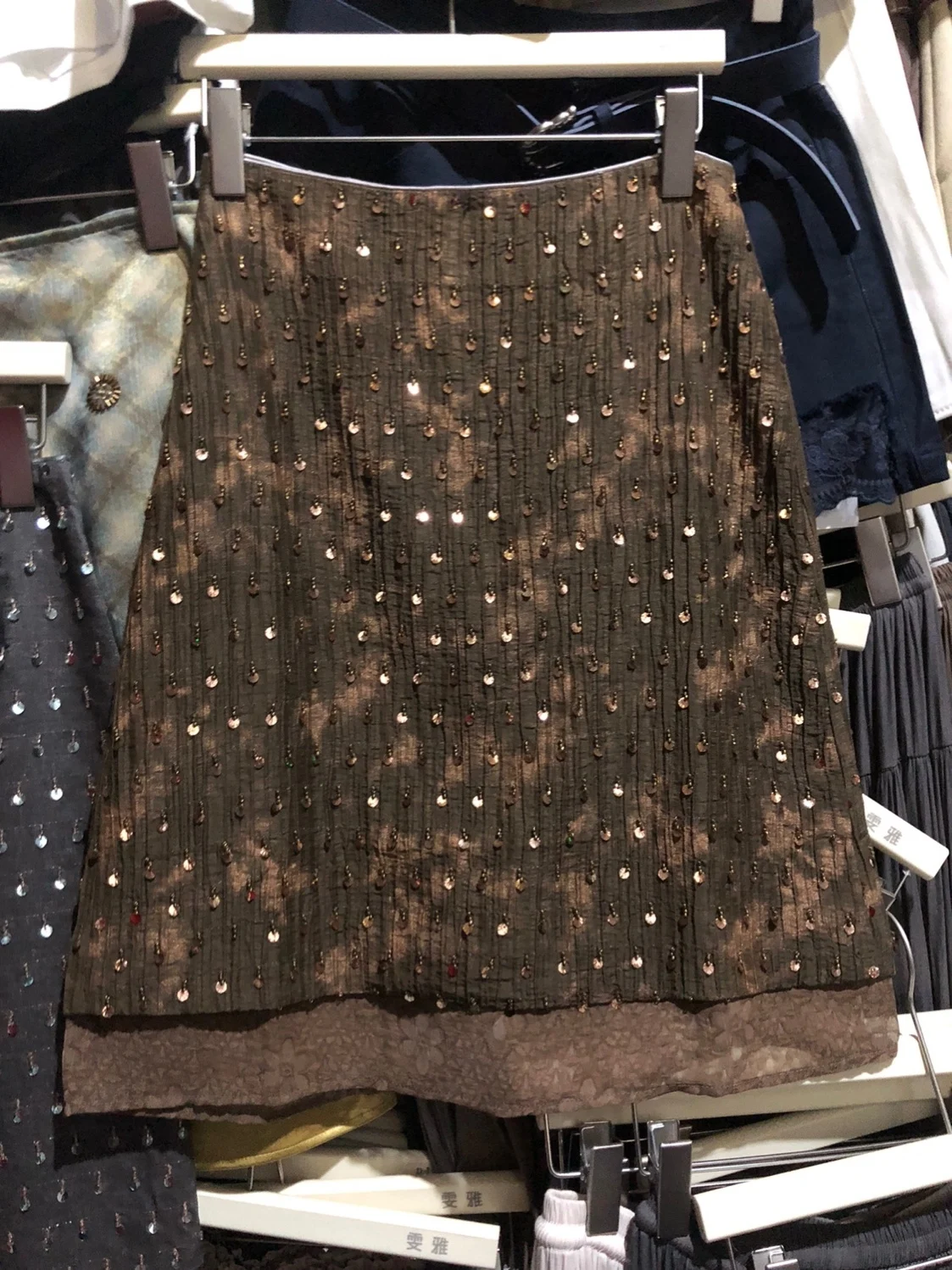 Shiny Sequin Half Skirt High Waist Straight Tube Skirt Back Split Mid-Length Tassel Fringe Swing A-Line Skirt Polyester ...
Shiny Sequin Half Skirt High Waist Straight Tube Skirt Back Split Mid-Length Tassel Fringe Swing A-Line Skirt Polyester ...