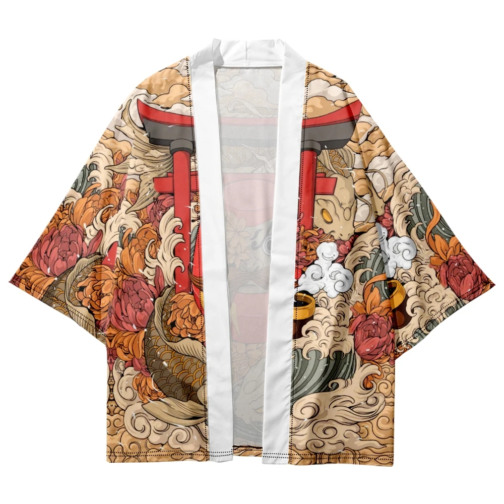 Japanese Cartoon Print Black Cardigan Shirts Women Men Cosplay Yukata Harajuku Traditional Kimono Clothing
Japanese Cartoon Print Black Cardigan Shirts Women Men Cosplay Yukata Harajuku Traditional Kimono Clothing