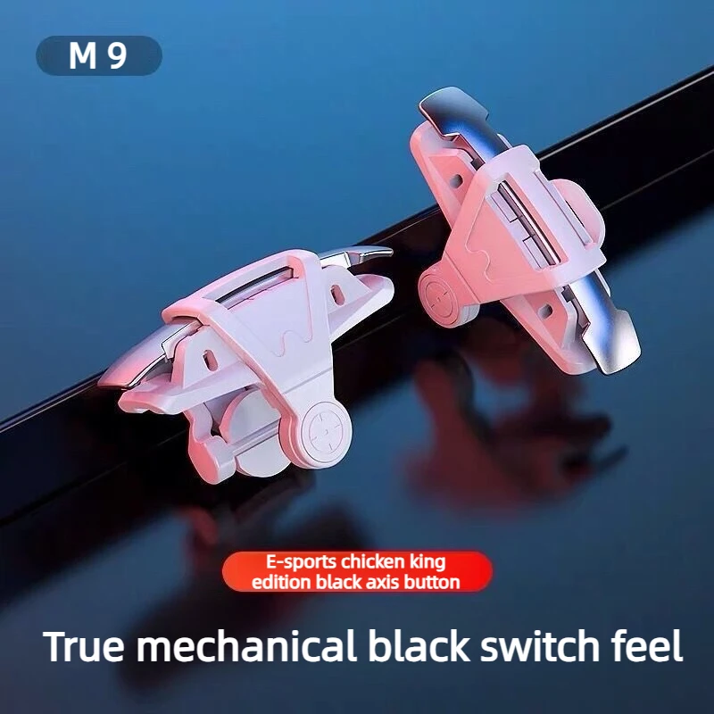 1 Pair M9 Mobile Phone Gaming Joysticks PUBG Game Trigger for IPhone Android Aim Shooting L1R1 ABS Key Button Gamepad Controller
1 Pair M9 Mobile Phone Gaming Joysticks PUBG Game Trigger for IPhone Android Aim Shooting L1R1 ABS Key Button Gamepad Controller