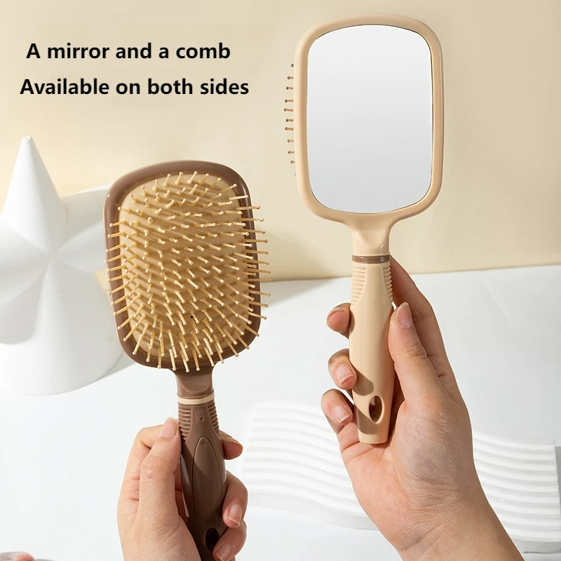 1 White Coffee Color Air Cushion Comb High-Looking Styling Comb Wet and Dry Mirror Comb Integrated Air Bag Comb
1 White Coffee Color Air Cushion Comb High-Looking Styling Comb Wet and Dry Mirror Comb Integrated Air Bag Comb
