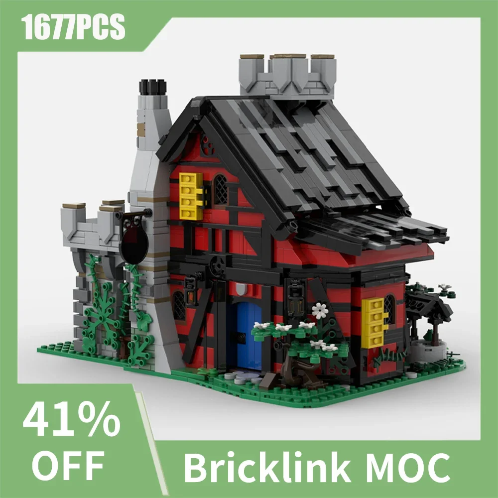 1677pcs European Street View medieval Ira's Guarded Inn model DIY creative ideas Retro child Toy Gift building blocks MOC-10305 
1677pcs European Street View medieval Ira's Guarded Inn model DIY creative ideas Retro child Toy Gift building blocks MOC-10305