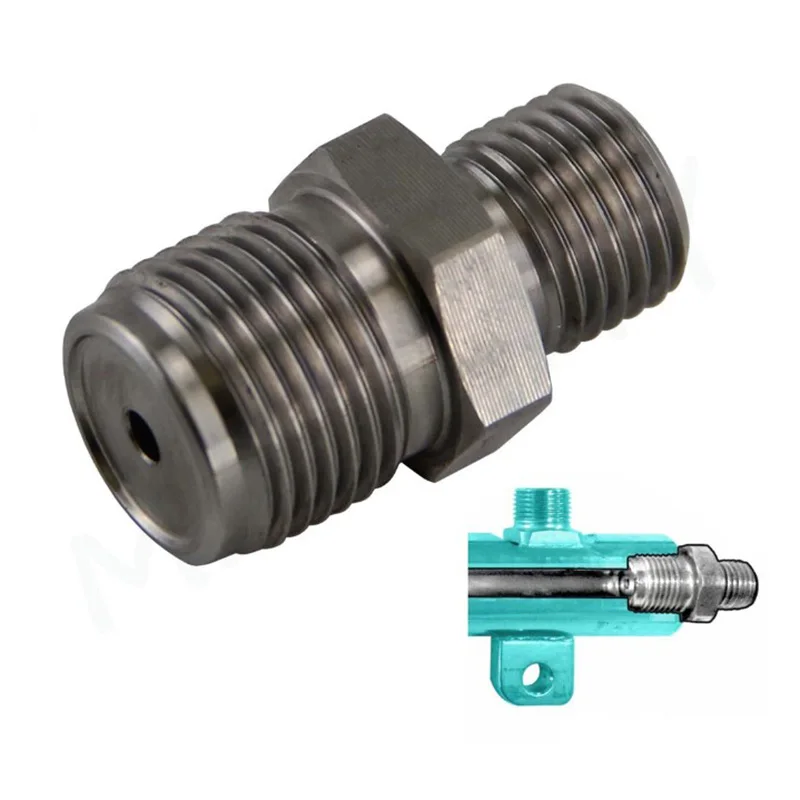 M14X1.5 to M18X1.5 Fuel Connector Stainless Steel Fuel Rail Fitting for Chevrolet Silverado GMC Sier Auto Fuel System
M14X1.5 to M18X1.5 Fuel Connector Stainless Steel Fuel Rail Fitting for Chevrolet Silverado GMC Sier Auto Fuel System