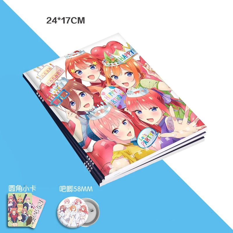 1 Book The Quintessential Quintuplets Art Collection Illustrations Artwork Album books Character Role photos Manhwa small Badge
1 Book The Quintessential Quintuplets Art Collection Illustrations Artwork Album books Character Role photos Manhwa small Badge