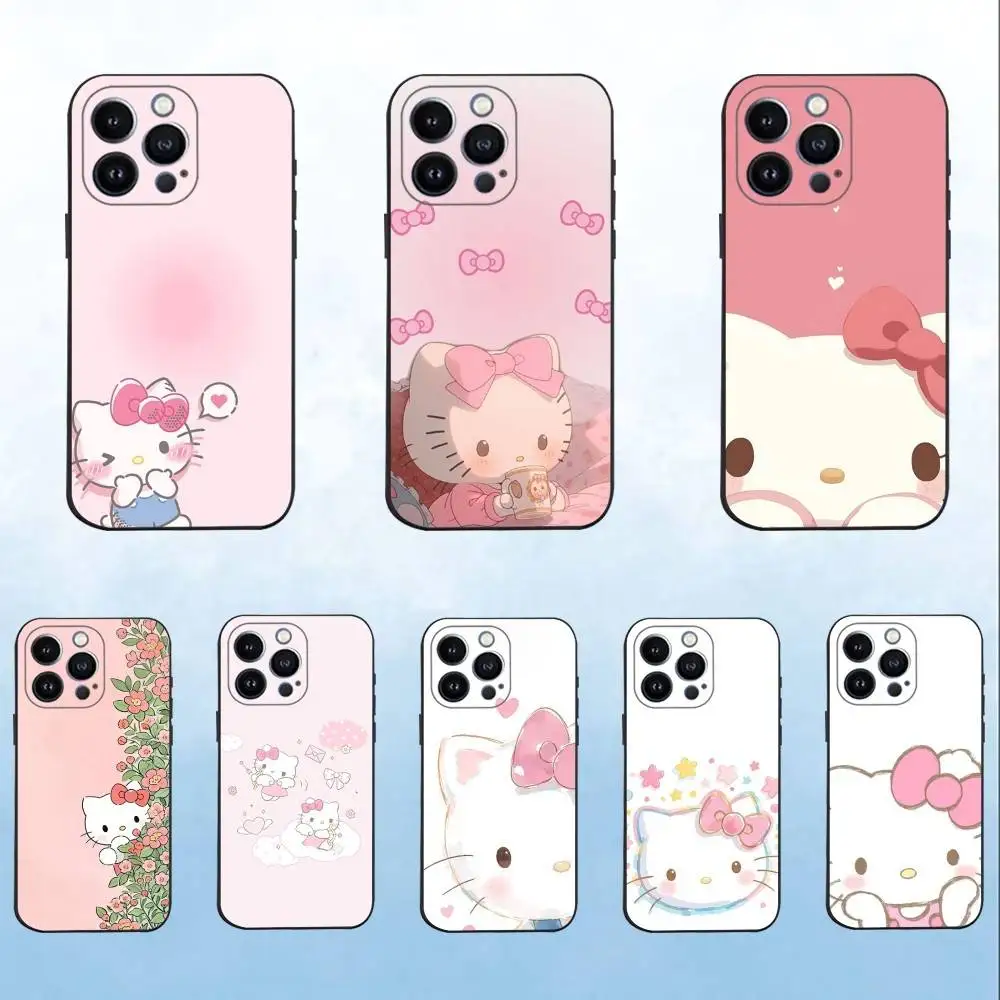Cute H-Hello Cartoon K-Kitty Phone Case For iPhone 16,15,14,13,12,11 Plus,Pro Max,XS,X,XR,SE,Mini,8,7,Soft Silicone Black Cover
Cute H-Hello Cartoon K-Kitty Phone Case For iPhone 16,15,14,13,12,11 Plus,Pro Max,XS,X,XR,SE,Mini,8,7,Soft Silicone Black Cover